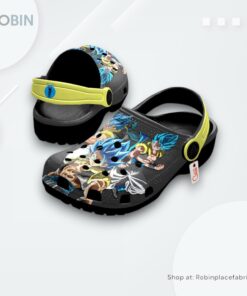 Gogeta Crocs Shoes Pattern Style