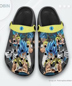 Gogeta Crocs Shoes Pattern Style Gogeta Crocs Shoes Pattern Style