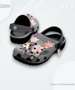 Goku Black Rose Crocs Shoes Pattern Style, Goku Merchandise
