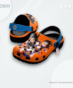 Goku Clogs Anime Pattern Style, Goku Team Gifts Goku Clogs Anime Pattern Style, Goku Team Gifts