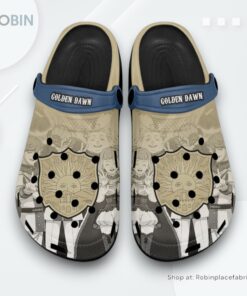Golden Dawn Crocs Shoes, Anime Gifts Golden Dawn Crocs Shoes, Anime Gifts