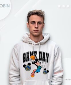 Golden State Warriors Mickey Basketball Game Day Retro Shirt