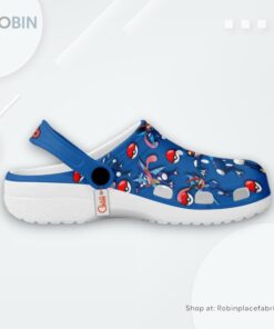 Greninja Crocs Shoes Pattern Style, Pokemon Gear
