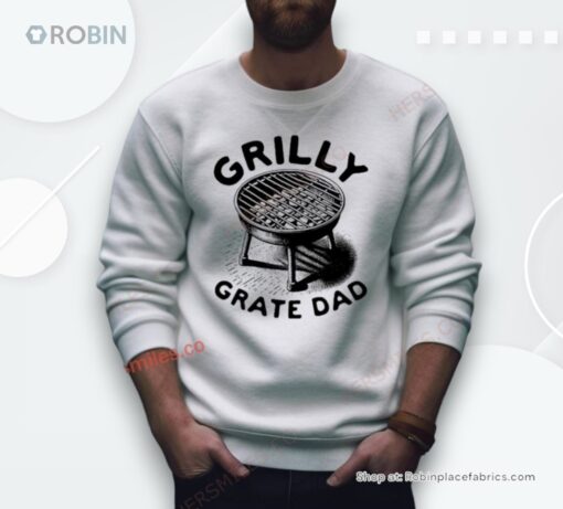 Grilly Grate Dad Bbq Shirt