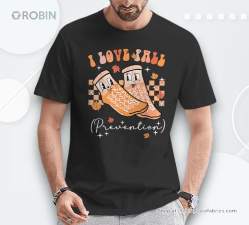 Groovy Retro I Love Fall Prevention Fall Physical Therapy Unisex Shirt