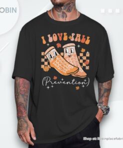 Groovy Retro I Love Fall Prevention Fall Physical Therapy Unisex Shirt