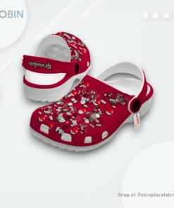 Groudon Crocs Shoes Pattern Style