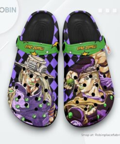 Gyro Zeppeli Crocs Shoes, Anime Gifts Gyro Zeppeli Crocs Shoes, Anime Gifts