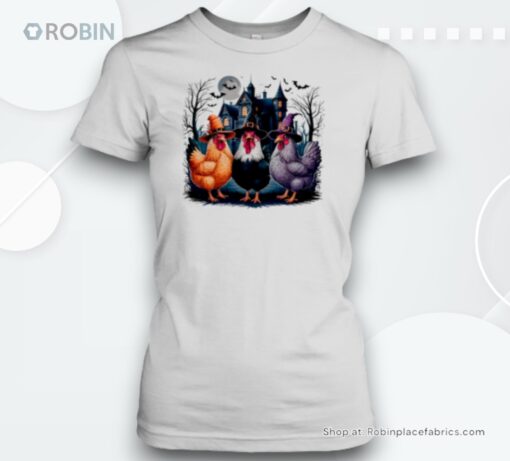 Halloween Chickens Spooky Autumn Unisex Shirt