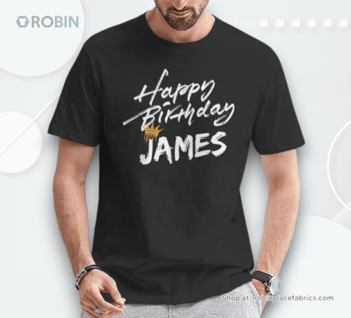 Happy Birthday James For Party Unisex Shirt