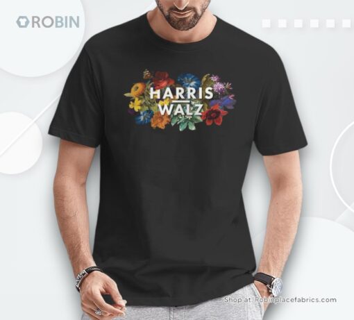 Harris Walz 2024 Floral Feminine Harris Waltz 2024 Unisex Shirt