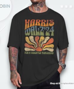 Harris Walz For A Brighter Tomorrow Kamala Harris Tim Waltz Unisex Shirt