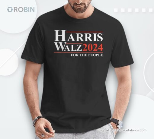 Harris Walz For The People 2024 For Vote President Vp Waltz Unisex Shirt