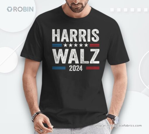 Harris Walz Waltz 2024 Retro Vintage Unisex Shirt