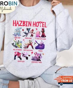 Hazbin Hotel Limited Shirt, Alastor Eras Tour Crewneck Long Sleeve