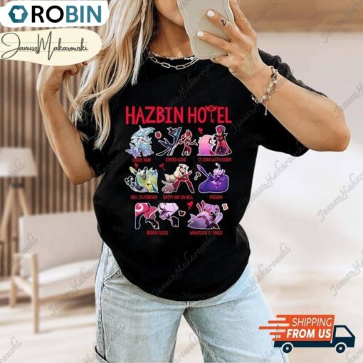 Hazbin Hotel Limited Shirt, Alastor Eras Tour Crewneck Long Sleeve