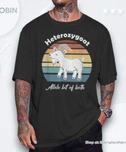 Heterozygoat Alele Bit Of Both Retro Unisex Shirt