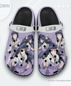 Hinata Hyuga Crocs Shoes Pattern Style, Hinata Gear