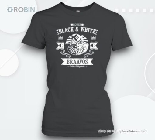 House Black And White Braavos Valar Morghulis Unisex Shirt