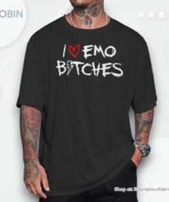 I Heart Emo Bitches Quote Emo Music Girl Style Unisex Shirt
