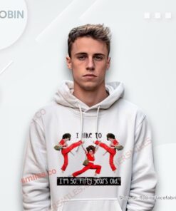 I Like To Kick Stretch 50 Fifty Years Old 50Th Birthday Pose Kick Bag Leopard Shirt I Like To Kick Stretch 50 Fifty Years Old 50Th Birthday Pose Kick Bag Leopard Shirt