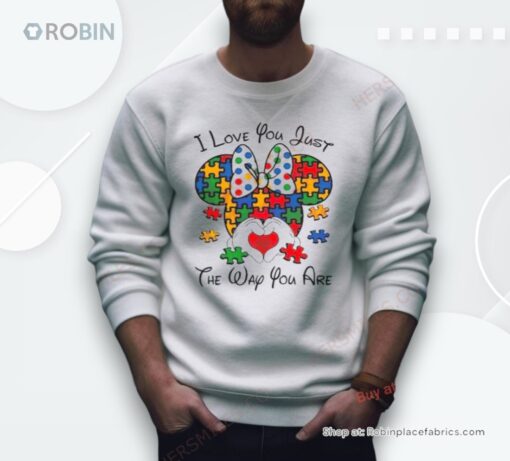 I Love You Just The Way You Are Minnie Austim 2024 Shirt