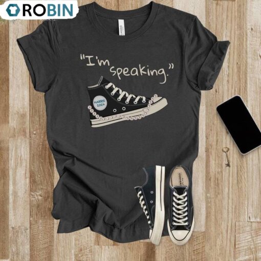 I’m Speaking Chucks And Pearls Shirt, Unique Unisex T Shirt Crewneck