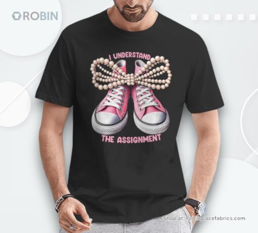 I Understand The Assignment Shoes & Pearl Kamala Harris Unisex Shirt