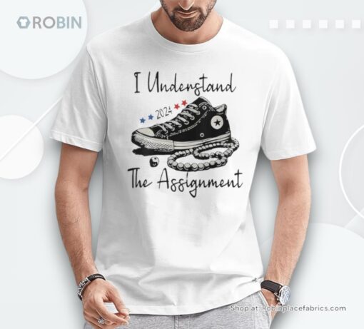 I Understand The Assignment Vote Blue Rally Kamala 2024 Unisex Shirt