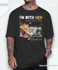 I_M With Her Rocking Chucks & Pearls Kamala 2024 Unisex Shirt