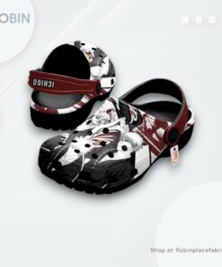 Ichigo Kurosaki Crocs Shoes Manga Style Personalized