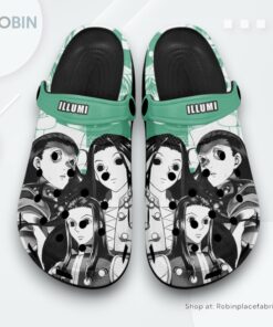 Illumi Zoldyck Crocs Shoes Manga Style Personalized Illumi Zoldyck Crocs Shoes Manga Style Personalized