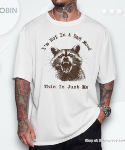 I’m Not In Bad Mood This Is Just Me Angry Racoon Unisex Shirt