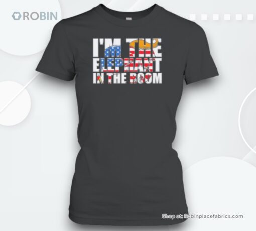 I’m The Elephant In The Room Usa Flag Unisex Shirt