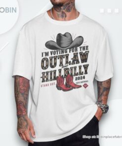 I’m Voting For The Outlaw Retro The Hillbilly 2024 Unisex Shirt