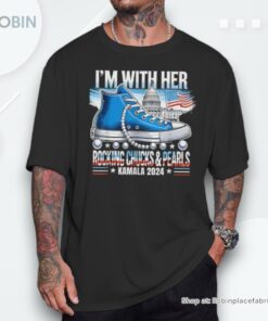 I’m With Her Rocking Chucks & Pearls Kamala Harris Shoes Unisex Shirt
