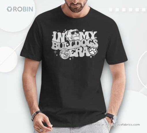 In My Bulldogs Era Back To School Mascot Spirit Game Groovy Unisex Shirt