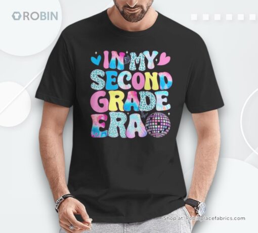 In My Second Grade Era 2nd Grade Girl Teacher Back To School Unisex Shirt