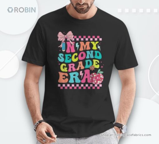 In My Second Grade Era Girl Back To School 2nd Grade Teacher Unisex Shirt