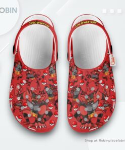 Incineroar Crocs Shoes Pattern Style