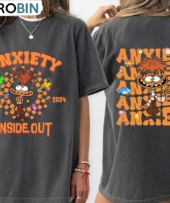 Inside Out 2 Shirt, Pixar Inside Out Short Sleeve Long Sleeve