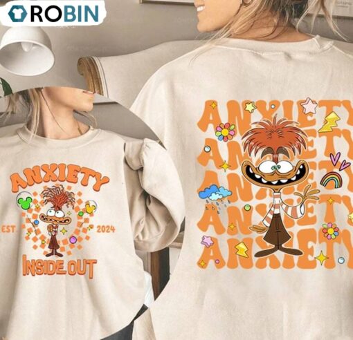 Inside Out 2 Shirt, Pixar Inside Out Short Sleeve Long Sleeve
