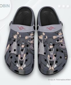 Itachi Uchiha Anbu Crocs Shoes Pattern Style, Itachi Merch