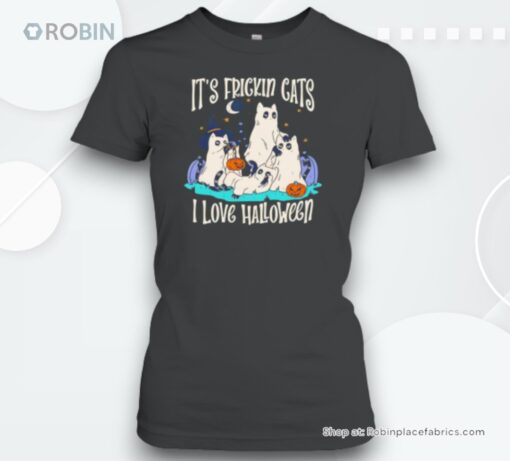 It’s Frickin Cats I Like Halloween Retro Unisex Shirt