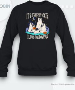 It’s Frickin Cats I Like Halloween Retro Unisex Shirt