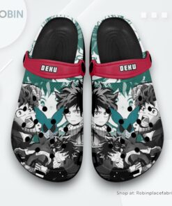 Izuku Deku Crocs Shoes Manga Style Personalized