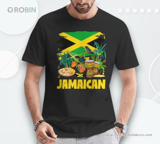 Jamaican Flag Outfit Ideas For & Novelty Jamaica Flag Unisex Shirt