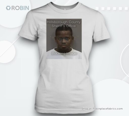 Jamanson Fremond Hillsborough County Sheriffs Office Booking Image Unisex Shirt