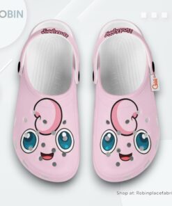 Jigglypuff Crocs Shoes Custom Funny Style, Pokemon Gifts for Fans