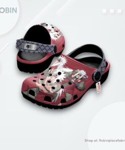Jiraiya Crocs Shoes Pattern Style, Jiraiya Team Gifts
